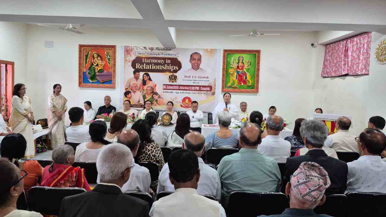 नामची, सिक्किम में “Harmony in Relationships” विषय पर प्रेरणादायक कार्यक्रम आयोजित